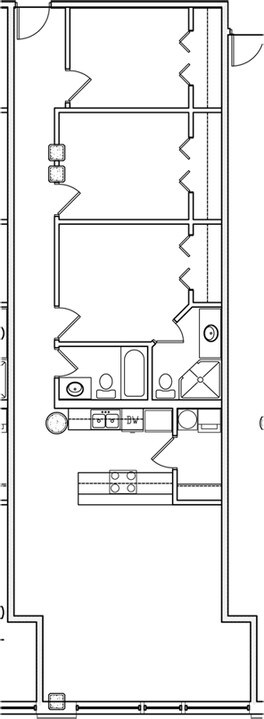 Mitchell Park Floor Plan C1 3 Bed 2 Bath 1047 sqft
